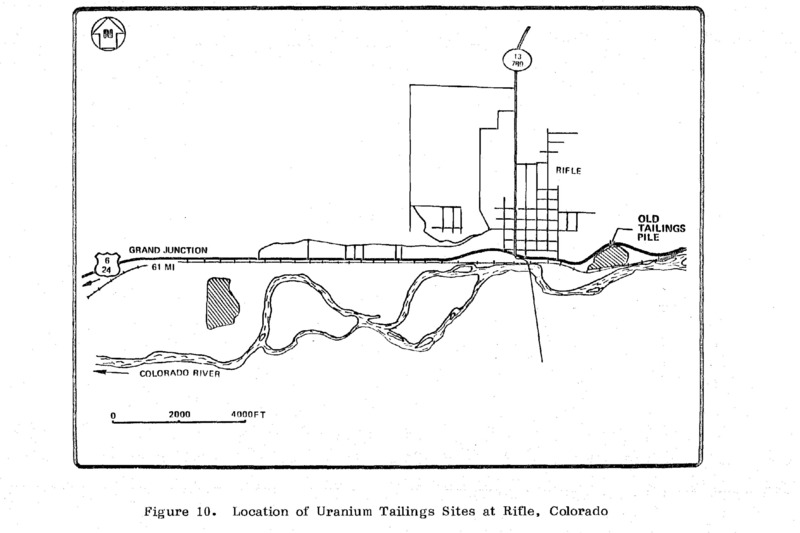 Old Rifle Uranium Mill map