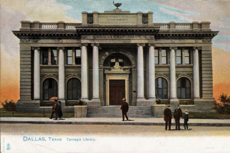 Carnegie Library postcard